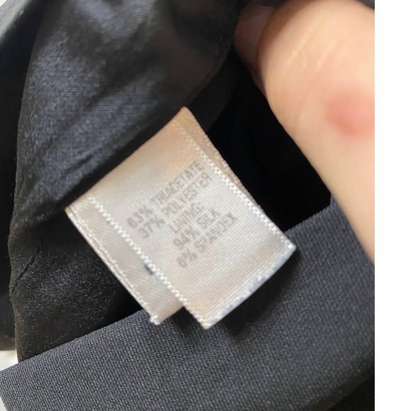 St. John Caviar Women's Small (4) Black Skirt Suit Silk - Picture 4 of 8